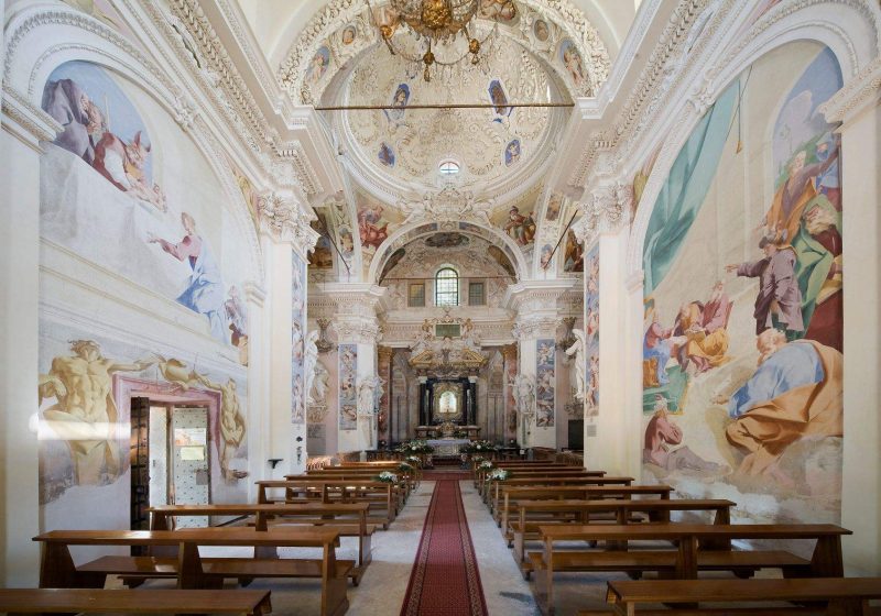 SANTUARIO MADONNA ONGERO CARONA INTERNO